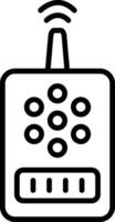 Device Line Icon vector