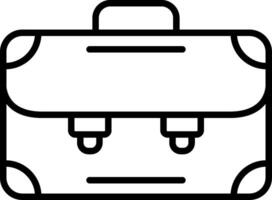 Briefcase Line Icon vector