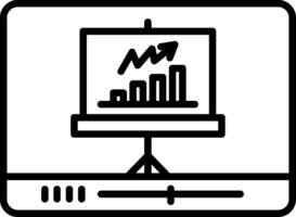 Training Line Icon vector