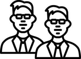 People Line Icon vector