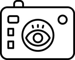 Camera Line Icon vector