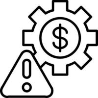Factory Line Icon vector