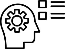 Skill Line Icon vector