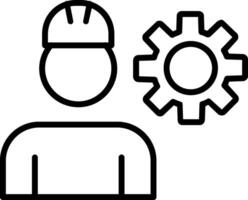 Engineering Line Icon vector