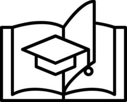 Studying Process Line Icon vector