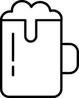 Beer Line Icon vector