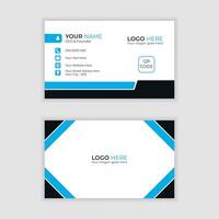 Modern Professional minimalist business card or visiting card design template vector