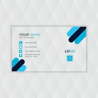 Luxury and elegant one sided business card design with trendy pattern minimalist print template vector