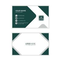 Modern Professional minimalist business card or visiting card design template vector