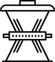 Waste Reduction Line Icon vector