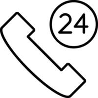 Help Line Line Icon vector