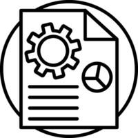 Content Production Line Icon vector