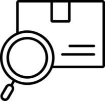 Search Box LineIcon vector