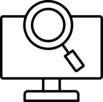 Computer Scan Icons Design vector