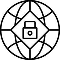 Global Security Icons Design vector