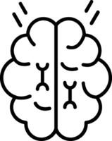 Brainstorm Line Icon vector