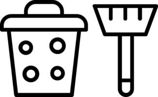 Cleaning Equipment Line Icon vector