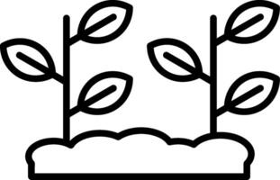 Plants Line Icon vector