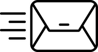 Envelope Line Icon vector