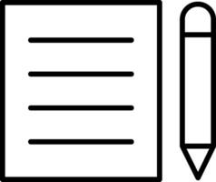 Form Line Icon vector