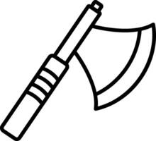 Axe Line Icon vector