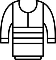 Sweater Line Icon vector
