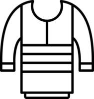 Sweater Line Icon vector