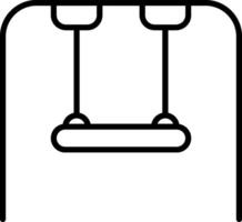 Swing Line Icon vector