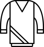 Sweater Line Icon vector