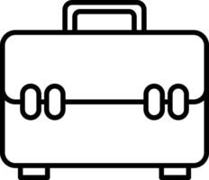 Briefcase Line Icon vector
