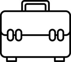 Briefcase Line Icon vector