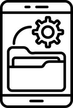 Software Development Line Icon vector