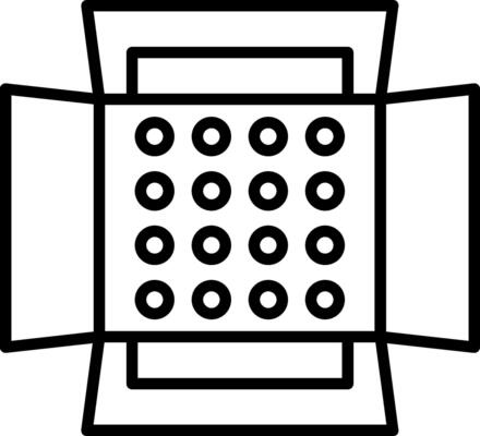 Soft Box Line Icon