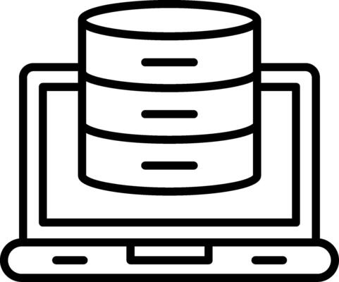 Data Transfer Line Icon