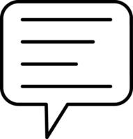 Feedback Line Icon vector