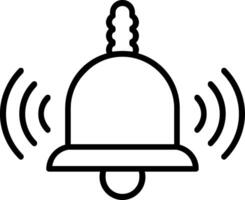 Bell Line Icon vector