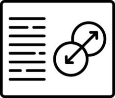 Transition Line Icon vector