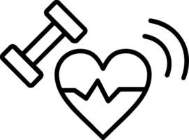 Healthy Line Icon vector