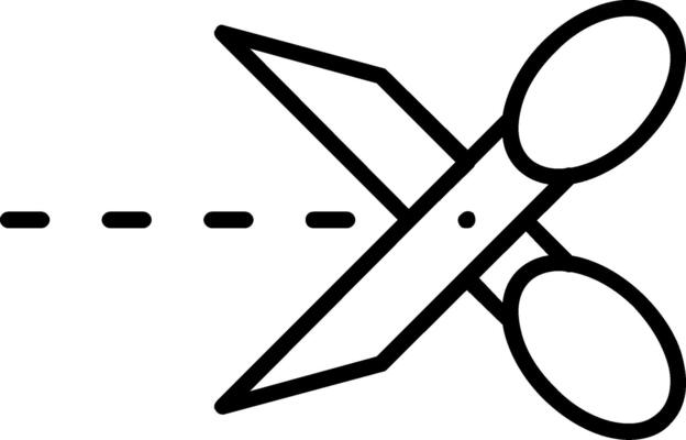 Cut Line Icon