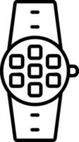 Apps Line Icon vector