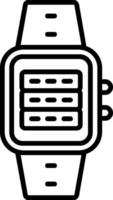 Server Line Icon vector