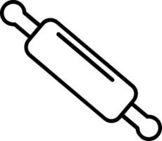 Rolling Pin Line Icon vector