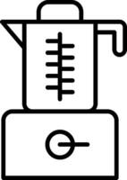 Mixer Blender Line Icon vector