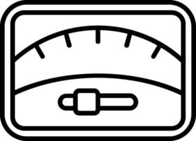 Dial Line Icon vector