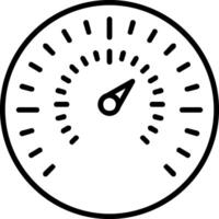 Gauge Line Icon vector