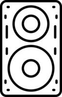 Speaker Line Icon vector