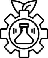Bioengineering Line Icon vector