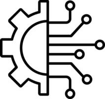 Technology Line Icon vector