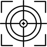 Scope Line Icon vector