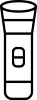 Torch Line Icon vector
